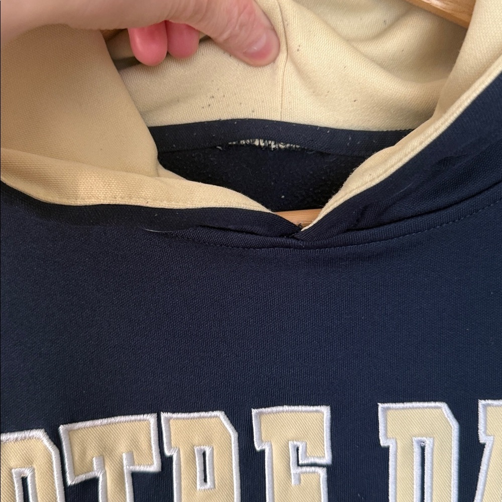 Notre Dame Hoodie with embroidered Logo medium - Picture 3 of 6